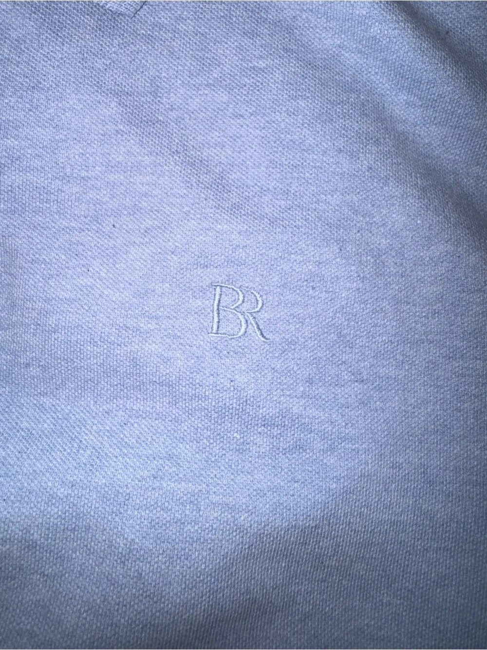 Banana Republic Sky Blue Polo Shirt - Short Sleeve. Size Large